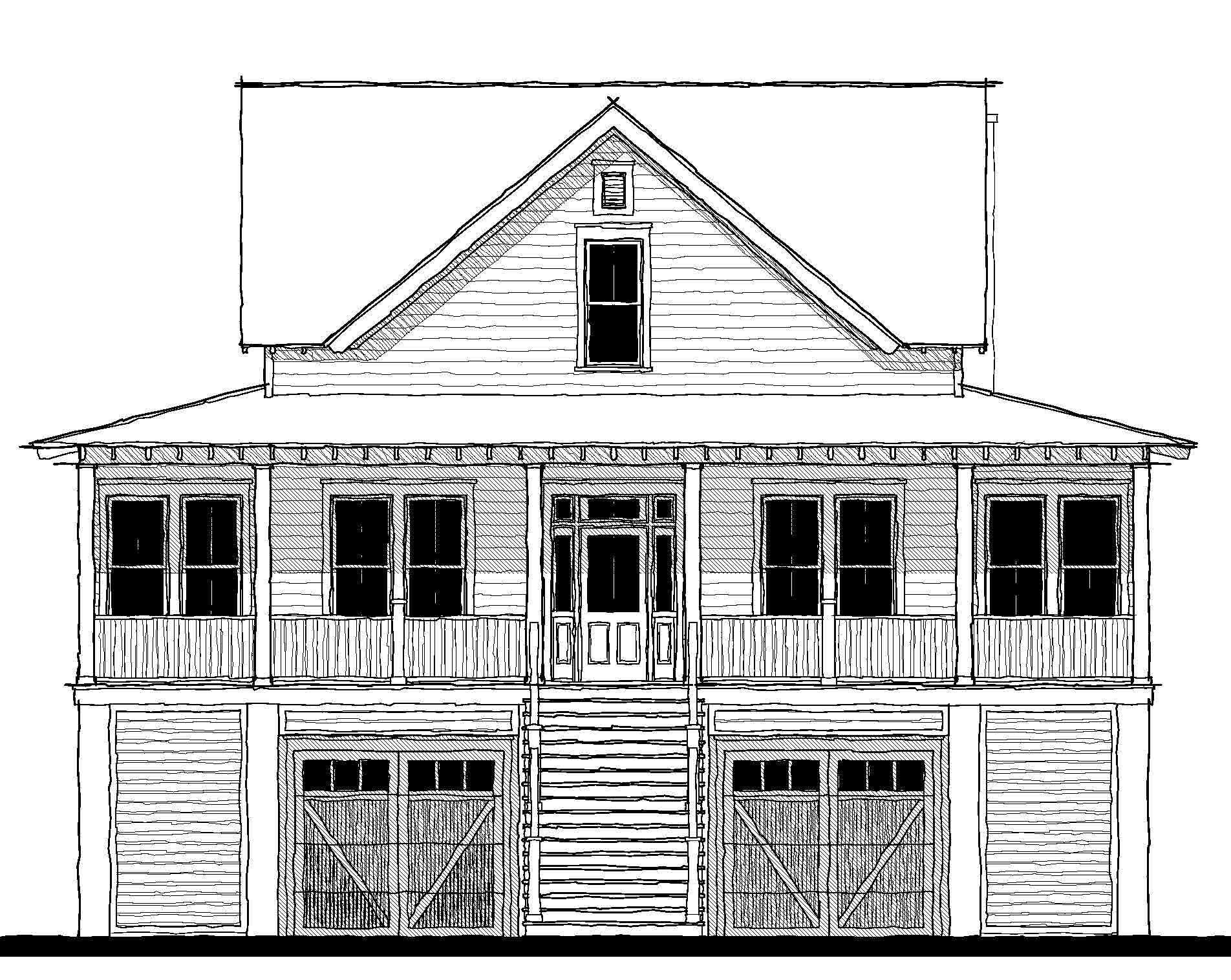 White Hall (16305) — featured elevation