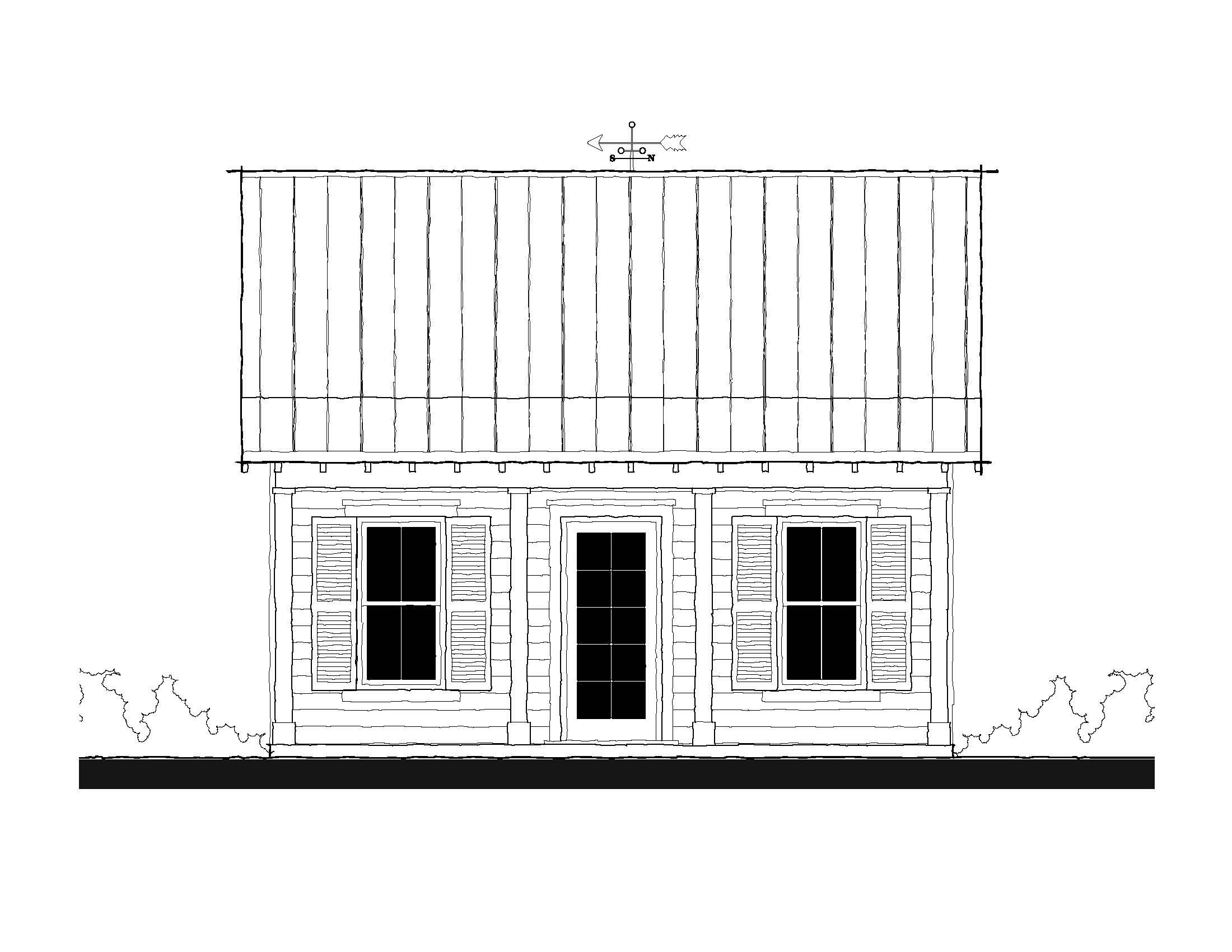 Whitehead Pool House — featured elevation