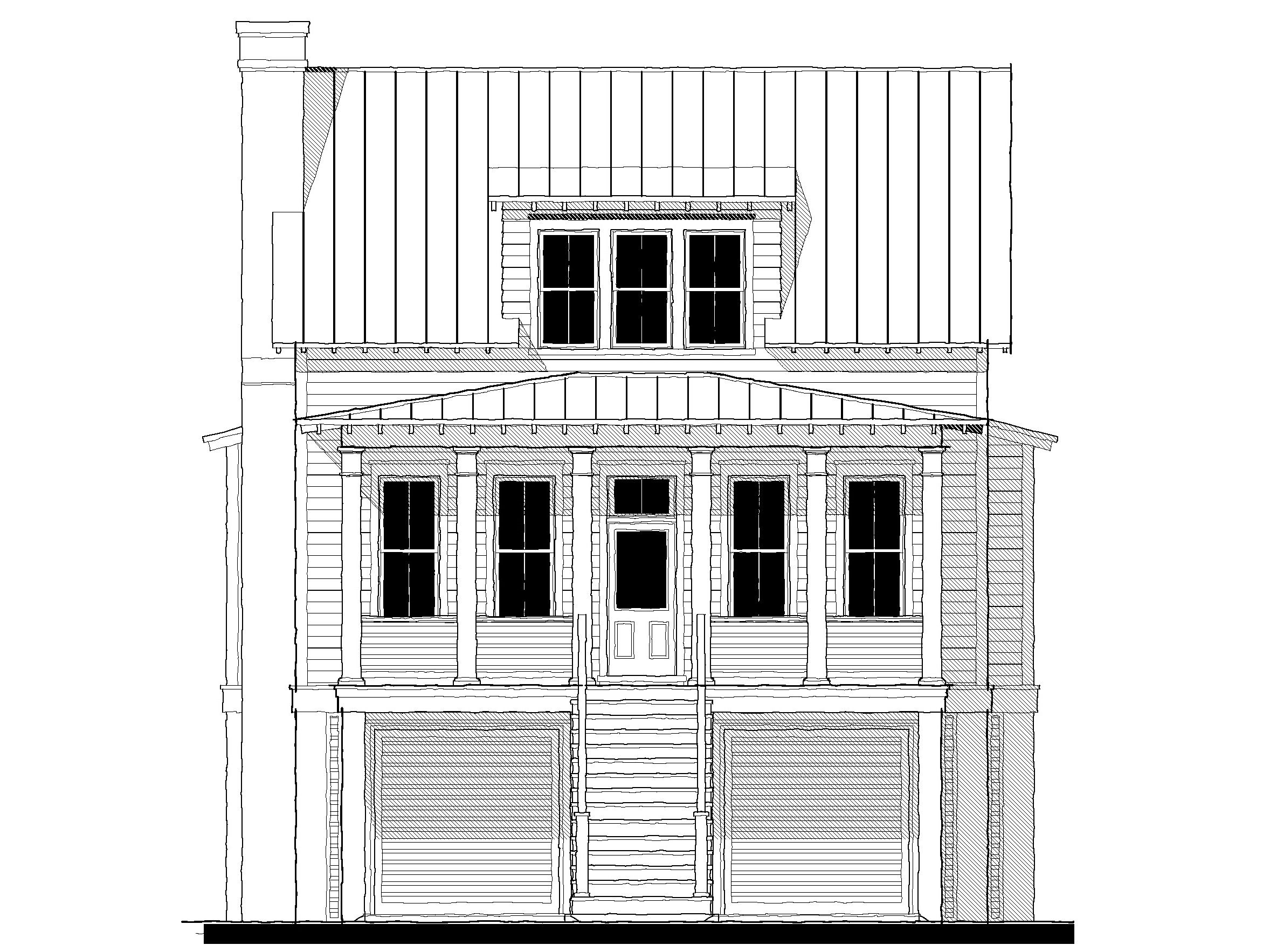 Wiggins Street Cottage (15317) — featured elevation