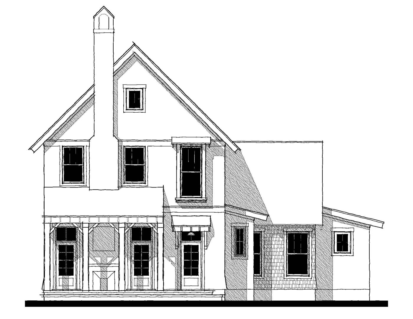 Woodlands Cottage — featured elevation