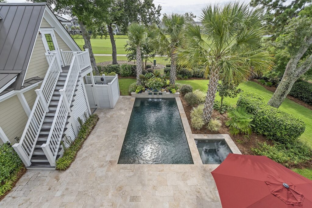 Pool-and-office-over-garage
