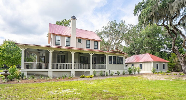 Wrap around porches lowcountry homes